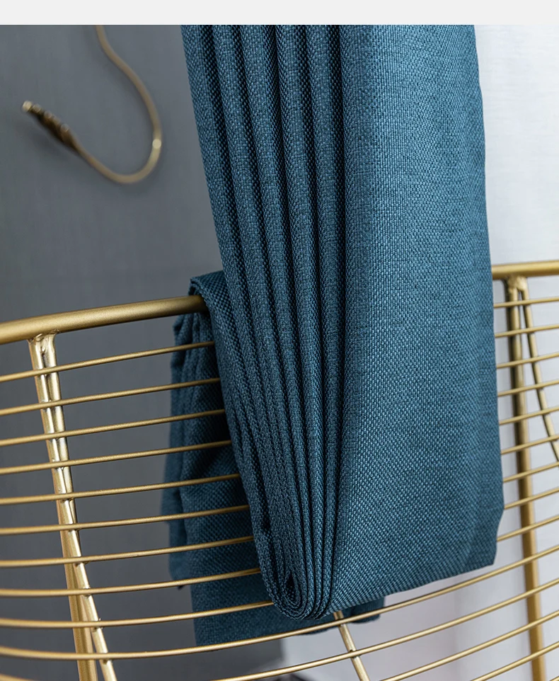 MISSION Faux Linen 80%-85% затемненные плотные теплоизолированные затемненные шторы Жалюзи для спальни гостиной шторы на заказ