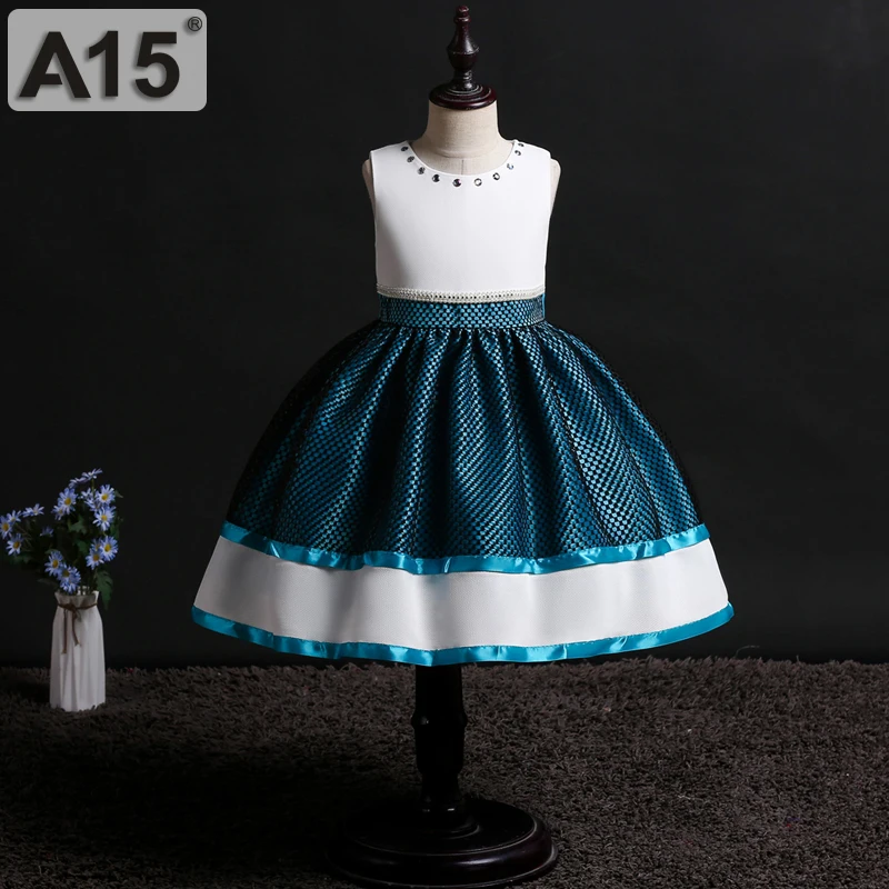 Princess Dress Girls Costumes Red Big Teen Dresses for Kids Bridesmaid Children Summer 2019 Wedding Party 8 10 | Детская одежда и