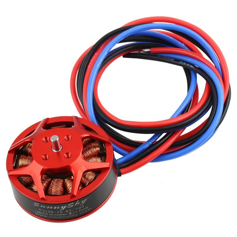 Оригинальный бесщеточный двигатель Sunnysky V3508 380KV 580KV 700KV 4S 6S для мультикоптера