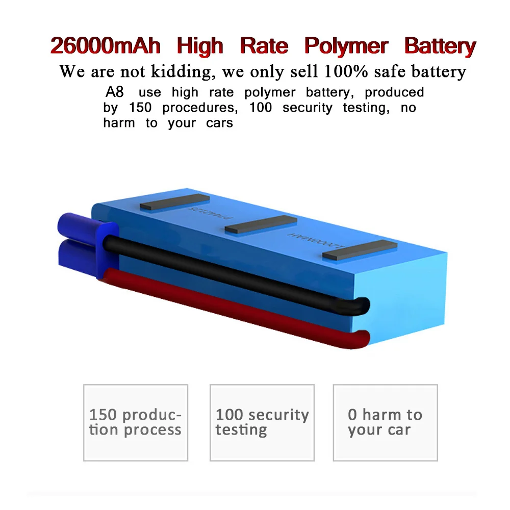 Автомобильный Ровер автомобильный стартер 12V Высокая емкость 26000mAh Мини