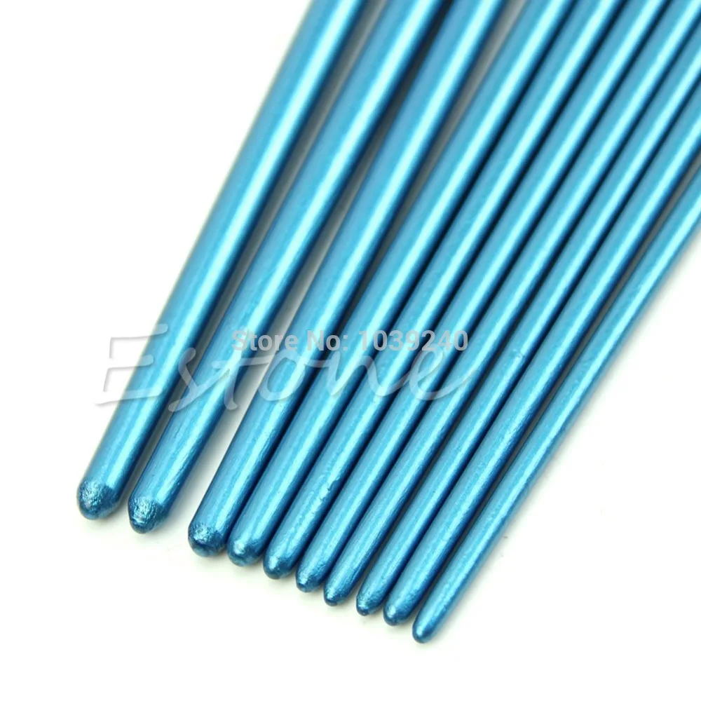 

10Pcs Watercolor Round Pointed Acrylic Tip Nylon Hair Artists Paint Brush Set