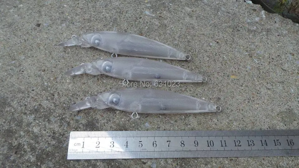 MR OCTOPUS 10 шт неокрашенные прозрачные пластиковые приманки для рыбалки. 296 # ------ 11 см. - Цена: 905