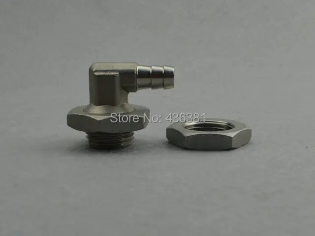 304 SS фальшивое дно-23 см диаметр с 3/8 &quotштуцера и 1/2&quot гайки блокировки все зерна