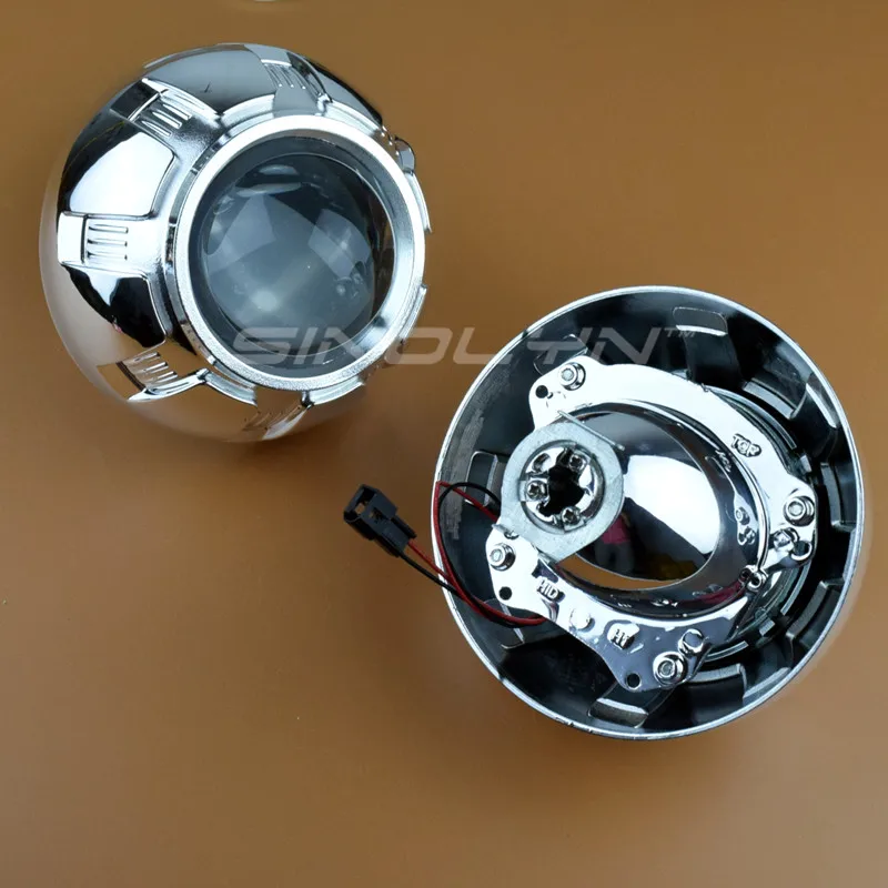 Sinolyn 3,0 Биксеноновые линзы H4 H7 Фары линзы HID проектор Металл H1 Ксеноновые лампы для автомобильных фар аксессуары модифицированный стиль