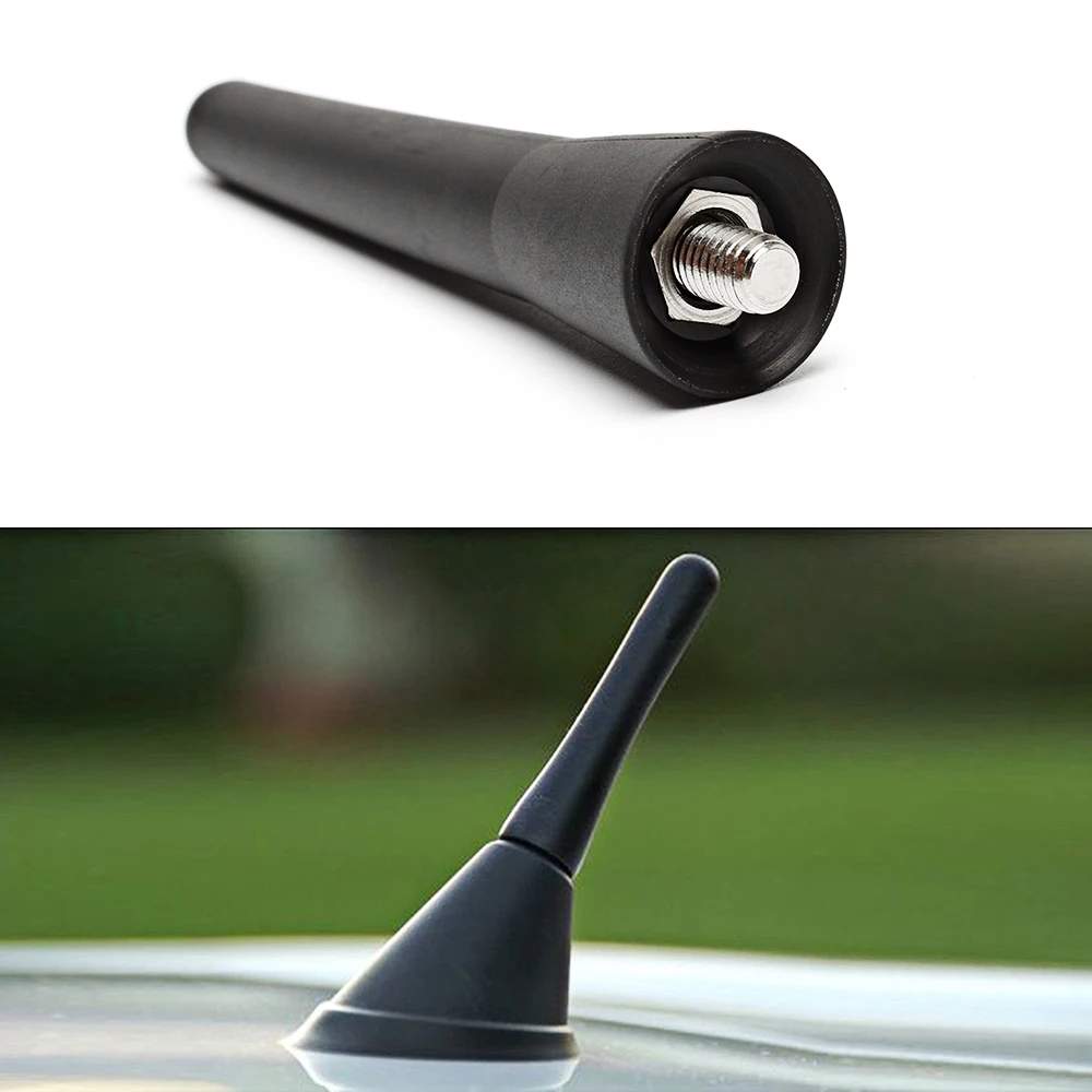 

Black Short 2.5 inch Screw Type Mini AM/FM Antenna Aerial Mast For VW/FIAT/Skoda/Chevy/Ford/GMC/Buick/Chrysler/Sebring/Dodge