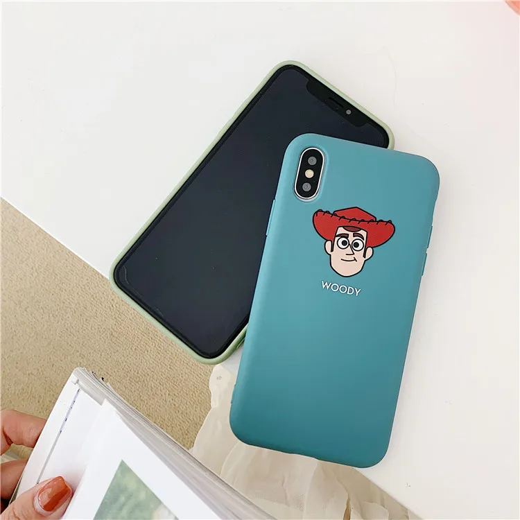 Милая история игрушек мультфильма Базз Вуди Телефон чехол для iPhone 6 6 S 7 8 Plus X XS MAX XR Мягкий ТПУ чехол для iPhone 11 Pro MAX 6 S
