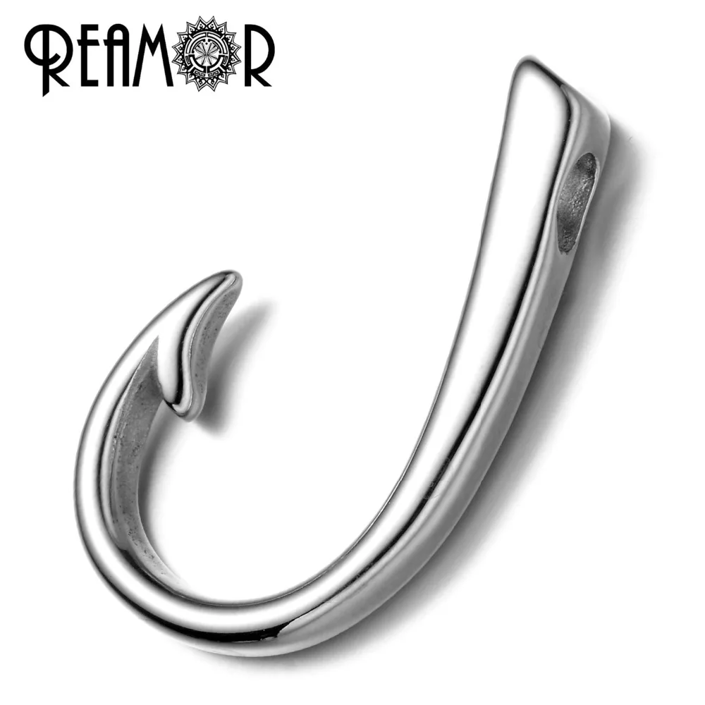 REAMOR 3*5 мм размер отверстия 316L крючок из нержавеющей стали для рыбы соединители