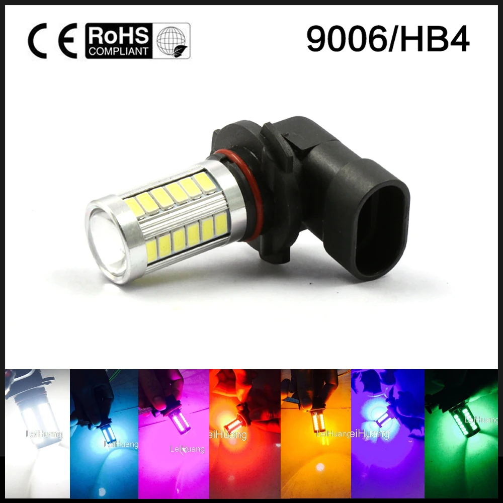 9006 HB4 5630 33 SMD светодиодный Белый Автомобильная противотуманная фара дальнего