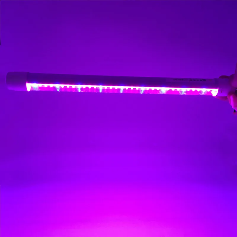 Leedome SMD2835 светодиодный светильник для выращивания 6 Вт 10 Вт полный спектр гидропоники Растениеводство трубчатый светильник s с переключателем провода трубки AC110V-240V