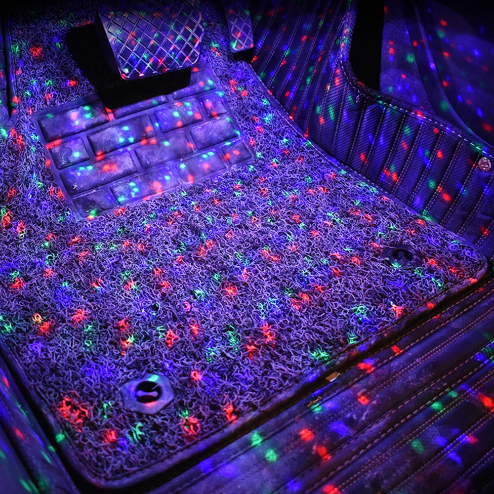 YOSOLO RGB музыкальный ритм Автомобильный USB светодиодный режим Звездное освещение сенсорный и звуковой контроллер вспышки внутренняя отделка полосы