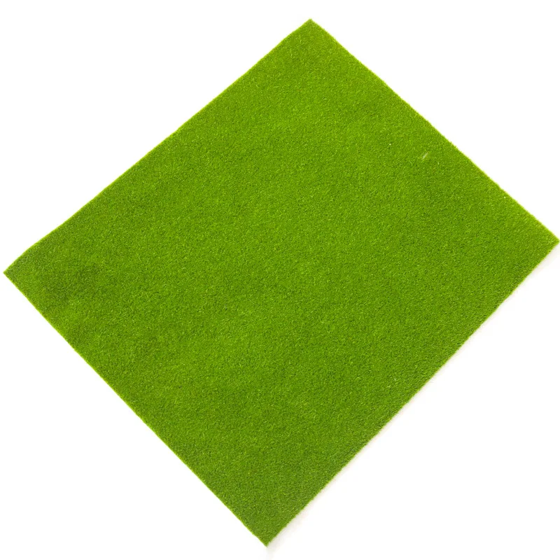 50*50 см коврик зеленый микро Искусственный мох Пейзаж Поезд ремесло реальный