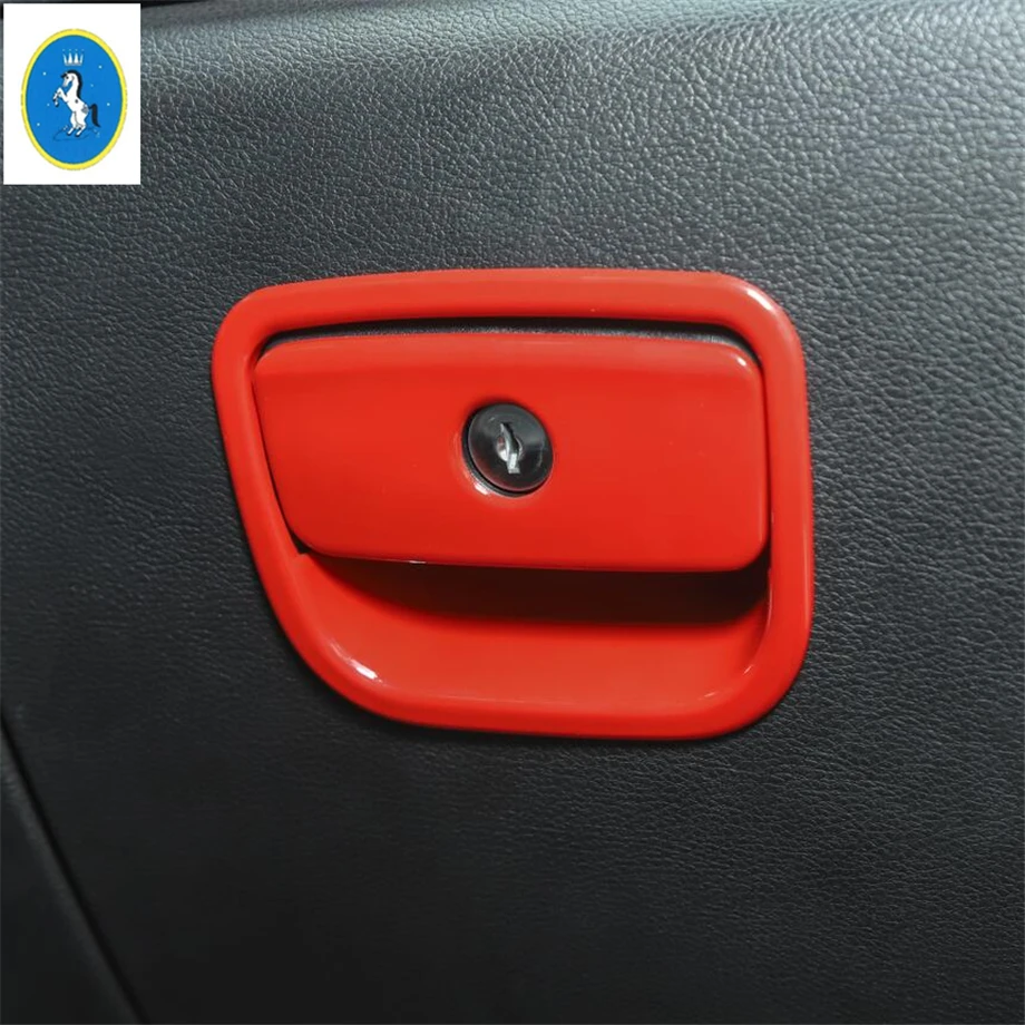 Yimaautotrims авто аксессуар для хранения перчаток коробка ручки рамка накладка 2 шт. ABS