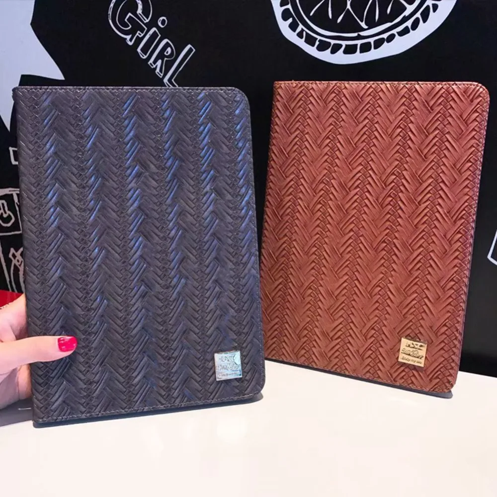 Чехол для iPad mini 1/2/3/4 роскошный переплетенный чехол планшета с откидной крышкой