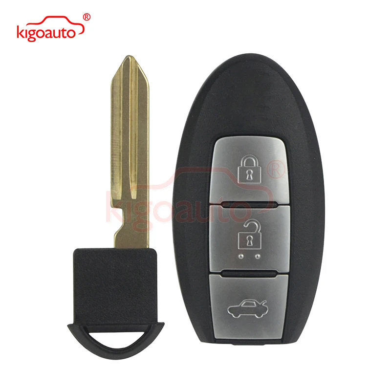 Умный ключ 3 кнопки 433 9 МГц 4A/47 чип для Nissan Teana 2013 2014 2015 2016 2017 kigoauto | Автомобили и