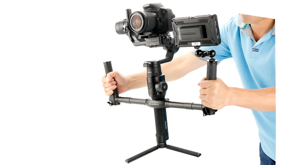 Для DJI RONIN S Dual для съемки под водой портативная ручка для 3-осевой Ручной Стабилизатор AgimbalGear алюминиевая рейка стержень зажим держатель Держатель для цифровой зеркальной камеры