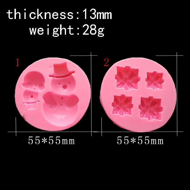 1pcs UV Resin Jewelry Liquid Silicone Mold Snowman Gift Flowers Charms Molds For DIY Intersperse Decorate Making | Украшения и