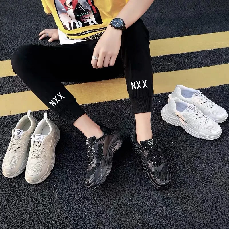 Sport Athletic Running Shoes Men Brand Sock Sneakers Lace-Up Breathable Jogging Trainers Male Boy Cool Walking Footwear | Спорт и
