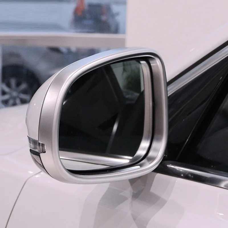 Фото ABS автомобильный Стайлинг рамка для зеркала заднего вида обшивка Jaguar XE XF XFL XJ XJL