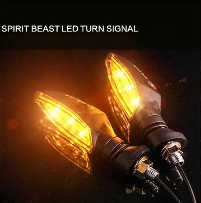 Сигнальные огни SPIRIT BEAST для мотоцикла модифицированные водонепроницаемые