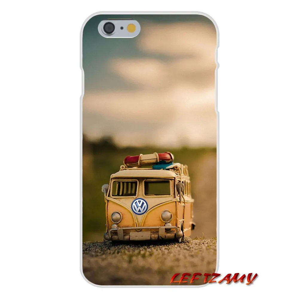 Для iPhone X 4 4S 5 5S 5C SE 6 S 7 8 плюс аксессуары телефон оболочки обложки ретро volkswagen Vw