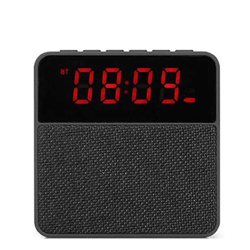 Дого T1 Беспроводной Будильник Bluetooth Динамик полный спектр Радио Колонки на