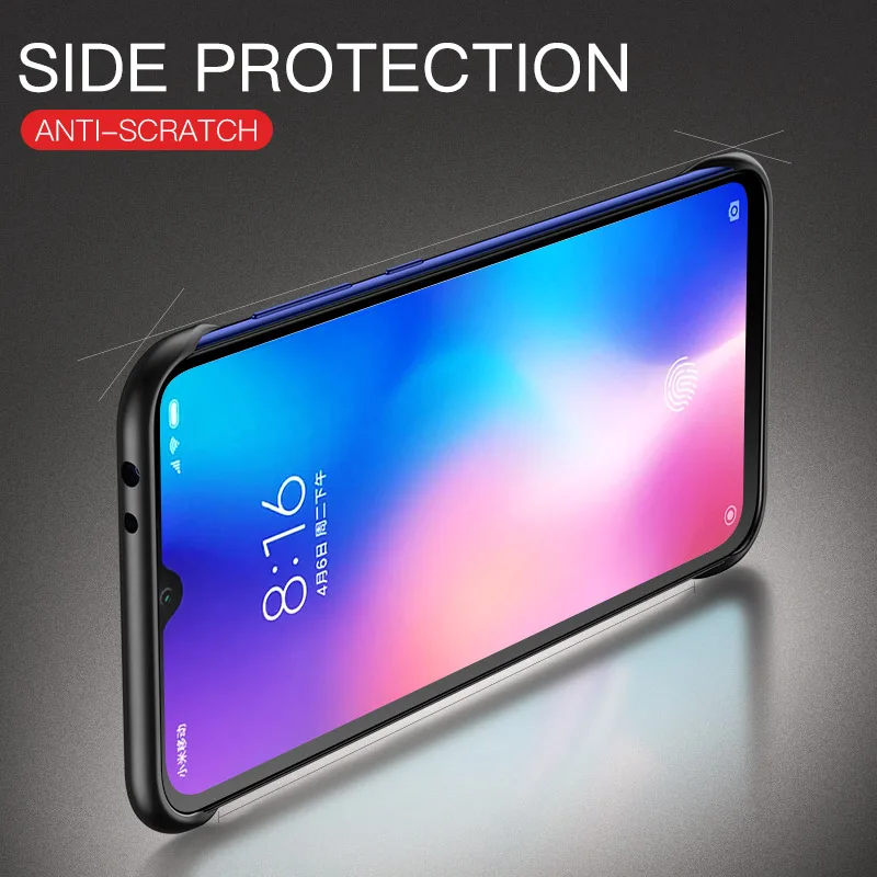 Msvii Mobile Phone Case For Xiaomi Mi 9 Matte Hard Back Cover Anti-fall Screen Protective | Мобильные телефоны и