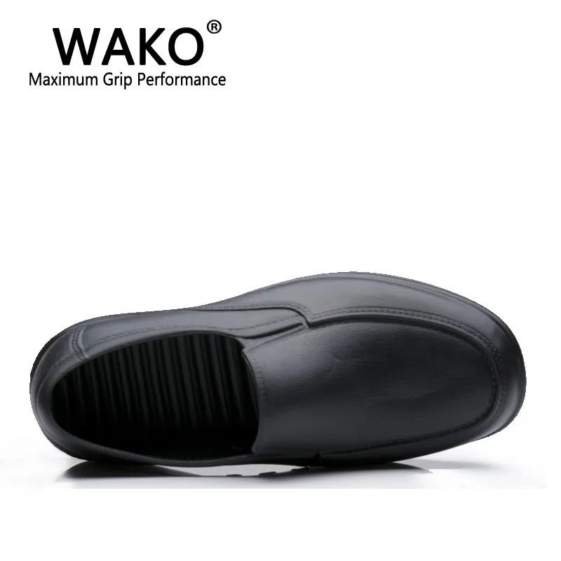 Мужские туфли для готовки WAKO 9023 черные кухонные сандалии шеф-повара с
