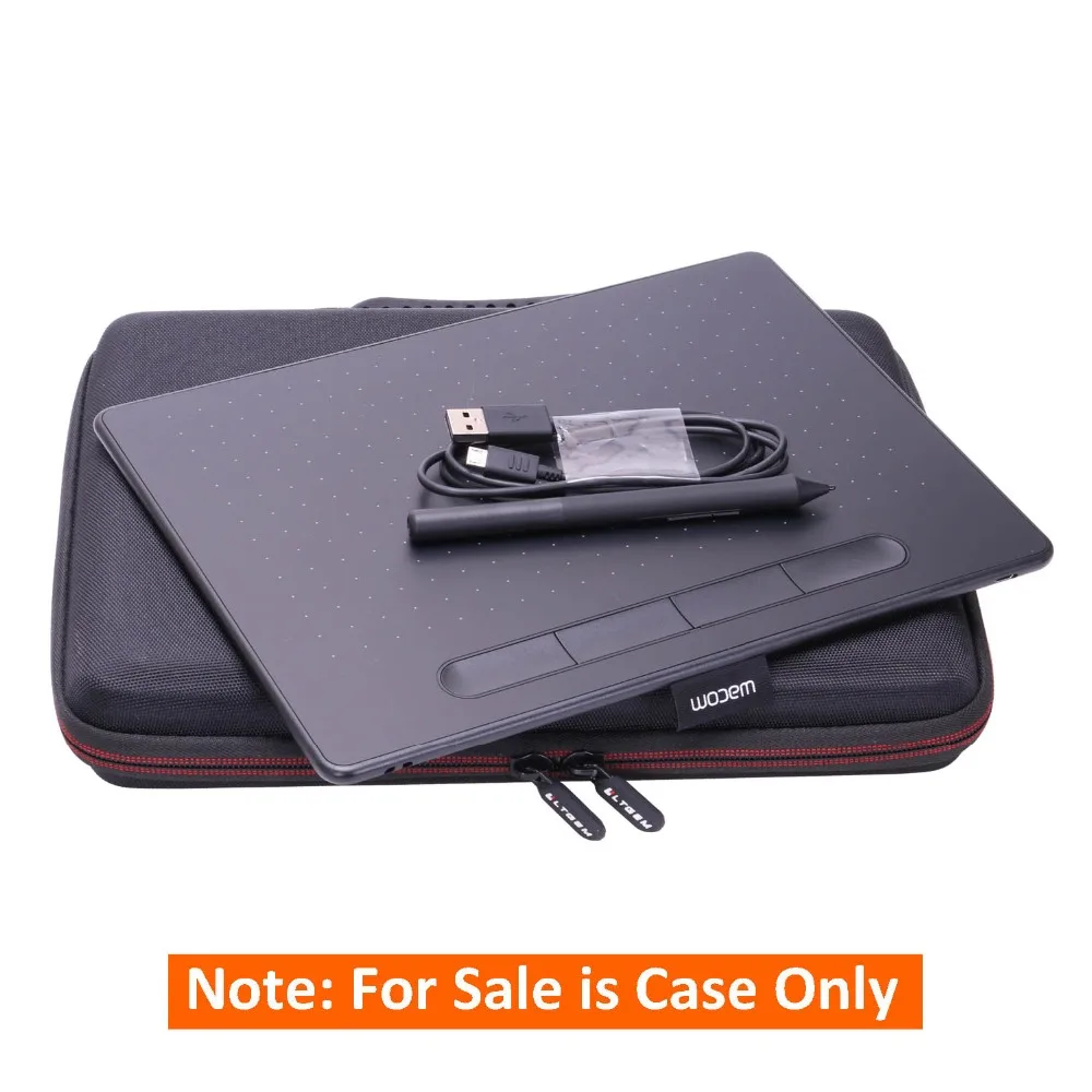 LTGEM EVA Hard Case Fit for Wacom Intuos Wireless Graphic Tablet, Size 10.4