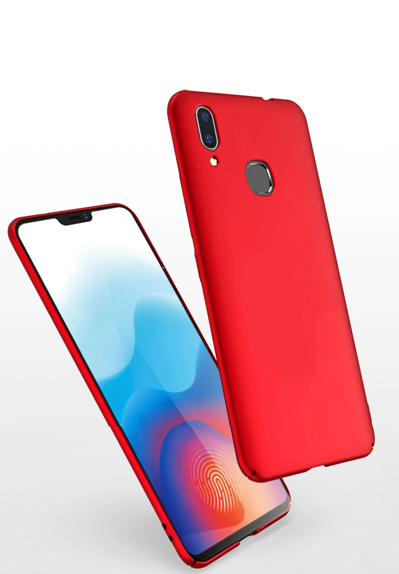 Case For VIVO V9 Luxury Ultra thin Hard Frosted Shield back Cover for Y85 / Coque Funda |