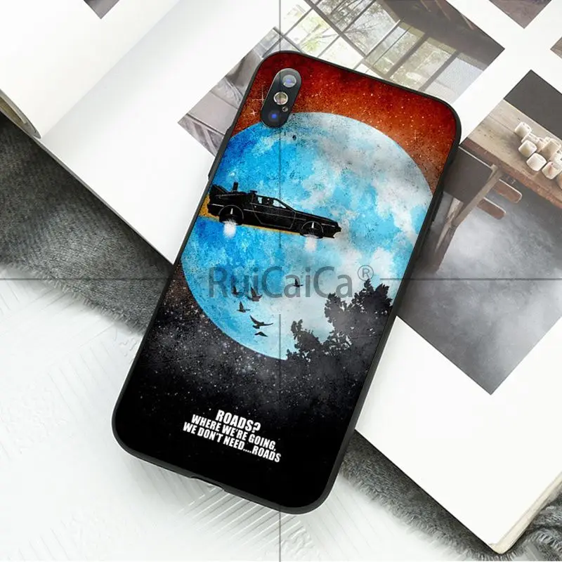 Ruicaica черный мягкий силиконовый чехол для мобильного телефона Apple iPhone 8 7 6 6S Plus X XS MAX