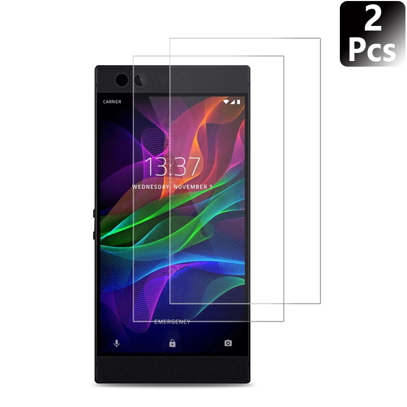 2 шт. 2.5D Закаленное стекло для Razer Phone Защитная пленка Взрывозащищенная 9H Защита