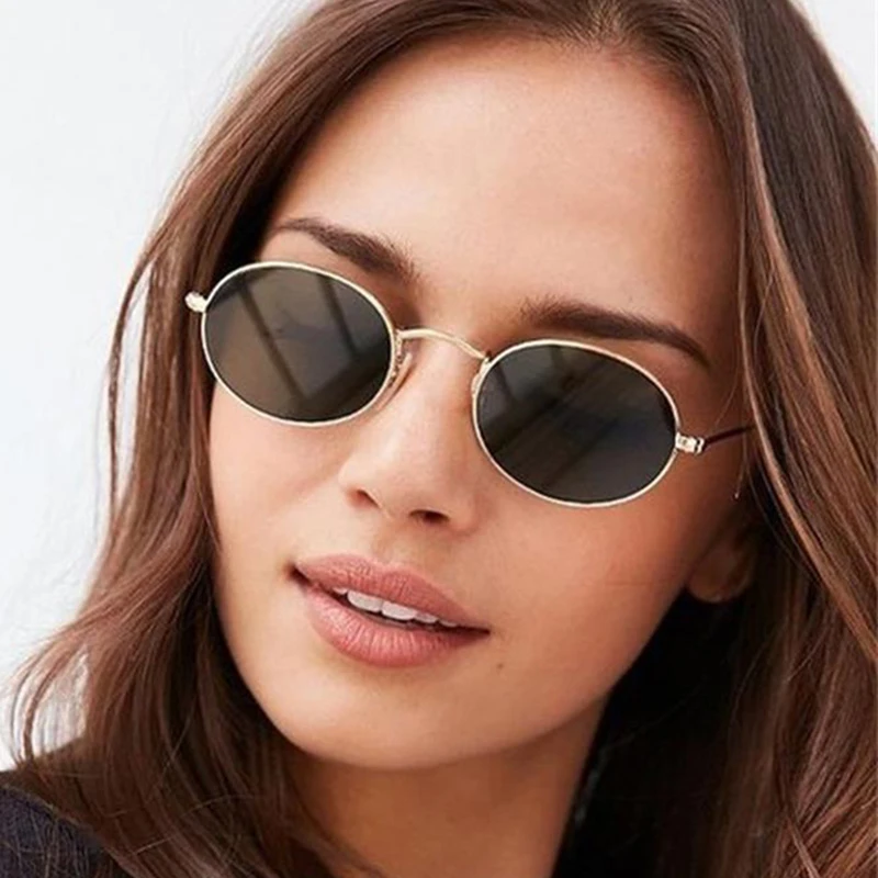 Женские винтажные солнцезащитные очки MLLSE Винтажные Солнцезащитные в овальной
