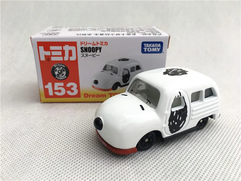 Snoopy Takara Tomy disney Dreamstar металлическая литая под давлением Эльза/Анна/Олаф/Немо/Дори/Хэнк/Вуди/Дамбо/Гуфи/Тигруля/Базз/игрушка бэймакс автомобили Новинка - Цвет: Snoopy