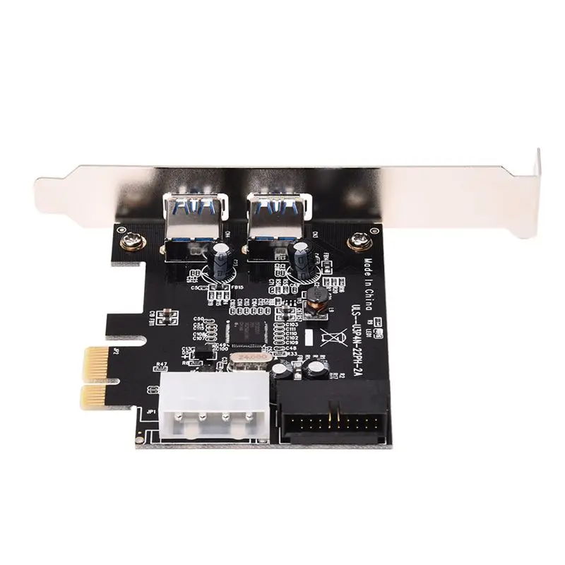 Супер Скоростной 2-портовый USB 3 0 PCI-E PCI Express 19-контактный USB3.0 15-контактный SATA разъем