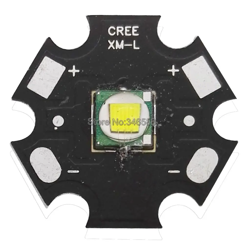 1 шт. CREE XML XM L T6 LED U2 10 Вт белый светодиодный эмиттер высокой мощности диод с 12 мм 14 16