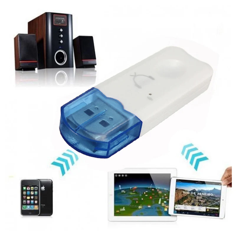Топ Bluetooth USB музыкальный приемник стерео аудио беспроводной адаптер для A2DP AVRCP |