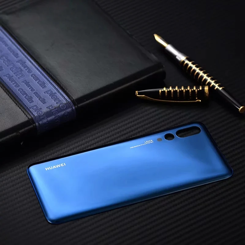 Оригинальный P20Pro корпус для Huawei P20 Pro стеклянная задняя крышка батарейного отсека