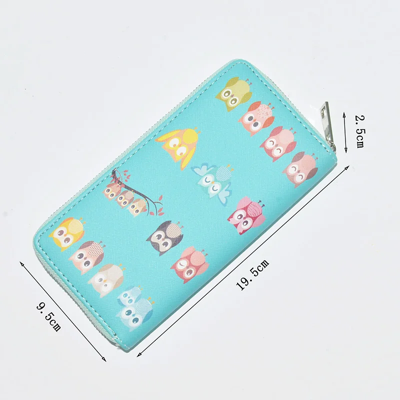 2019 новый кошелек для девочек кошельки из искусственной кожи сова мультика
