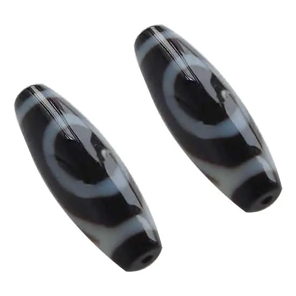 Натуральные тибетские бусины Dzi для изготовления модных ювелирных изделий