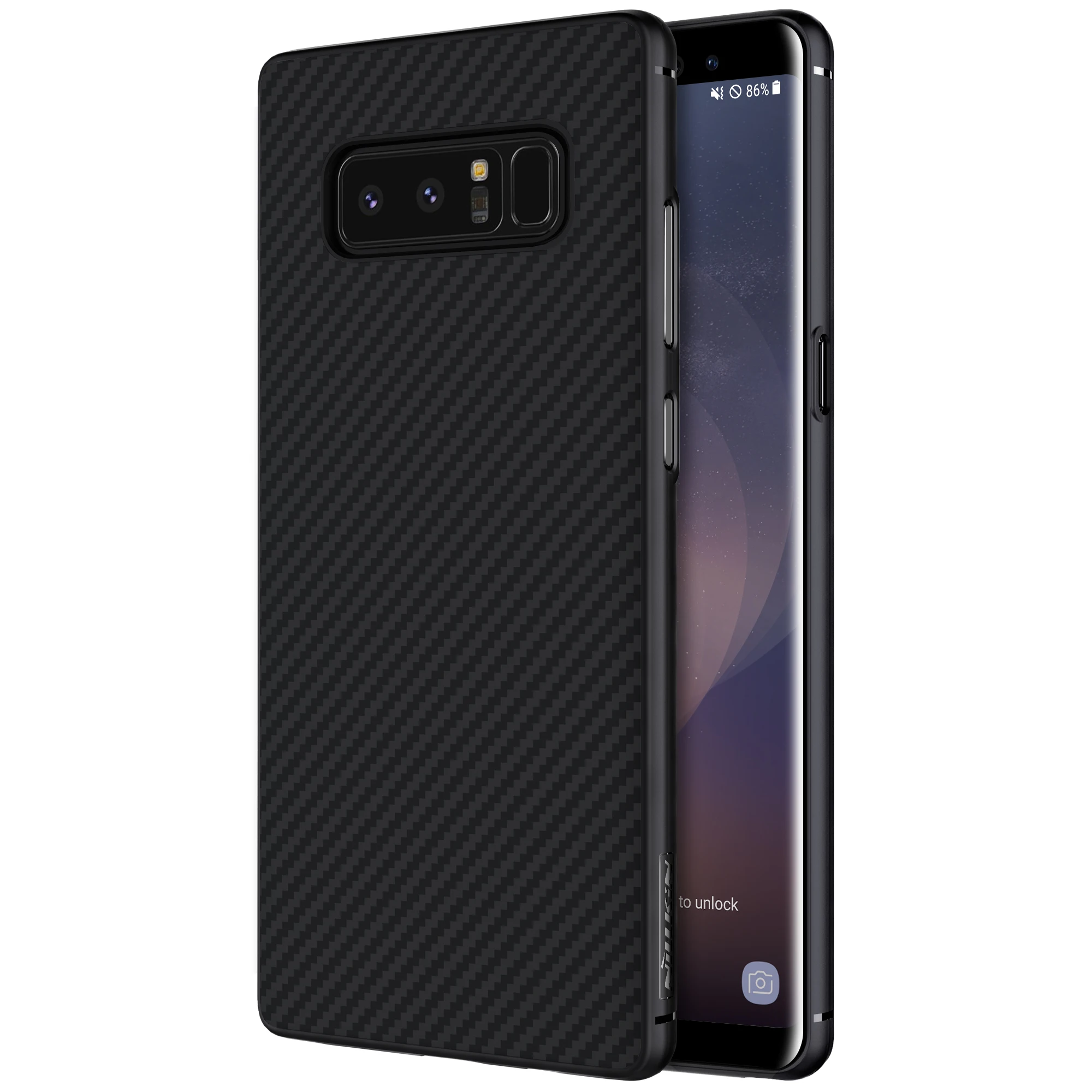 Чехол для Samsung Galaxy Note 8 Nillkin из синтетического волокна жесткая задняя крышка