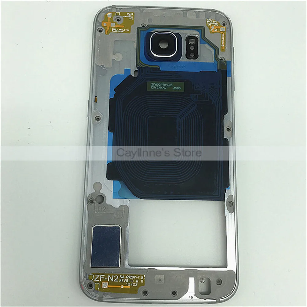 Новинка для Samsung S6 edge G925 plus G928 средняя рамка Корпус Корпуса с частями Galaxy G920 |