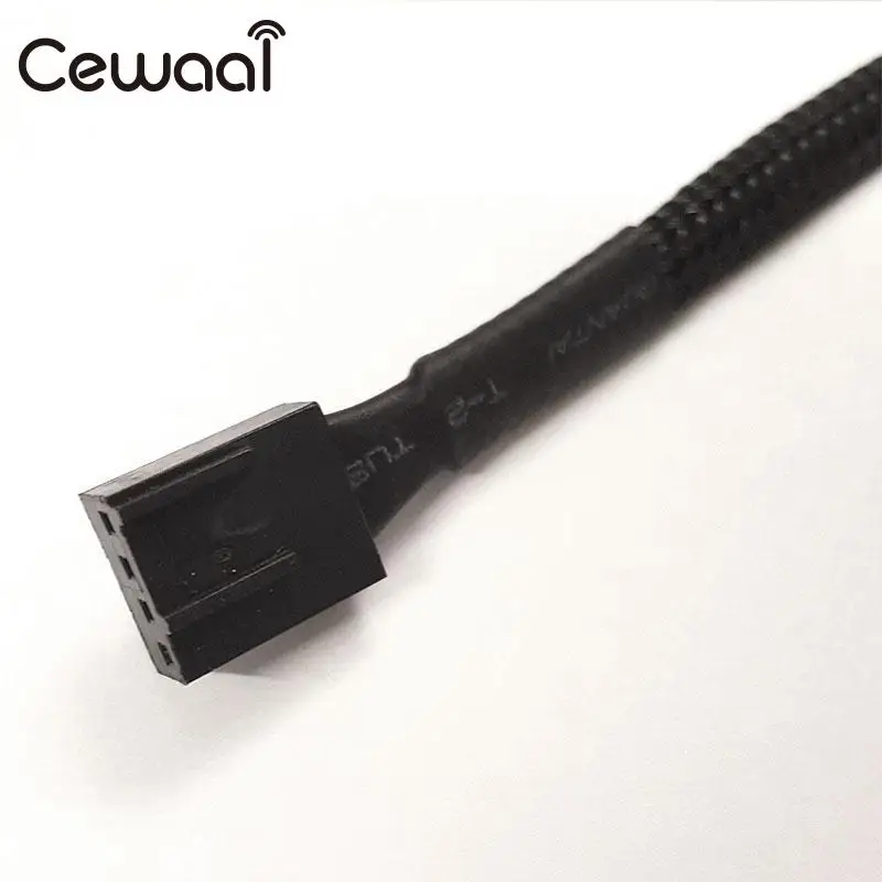 CEWAAL 4 контактный PWM разъем CPU кабель вентилятора компьютера ПК Удлинитель силовой