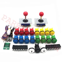 arcade diy bundle kits with 2 player usb encoder board happ push buttons zippyy joystick for mame control game machine rocker