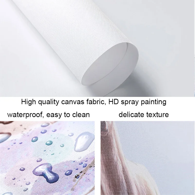 2 шт./компл. картина с цветами холст печать абстрактная Гортензия и птица