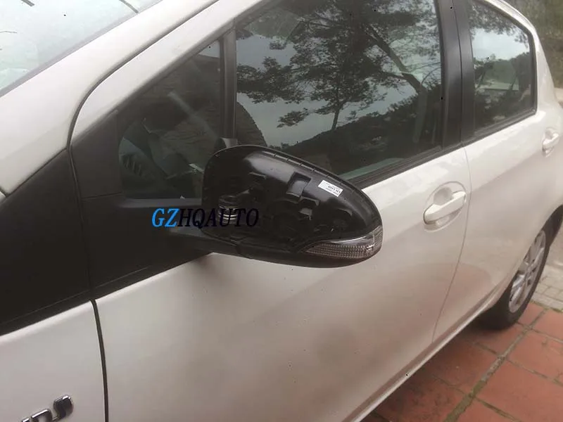 HengFei автомобильные аксессуары для Toyota Yaris 2012~ модели зеркала заднего вида Корпус зеркала заднего вида с сигналом поворота