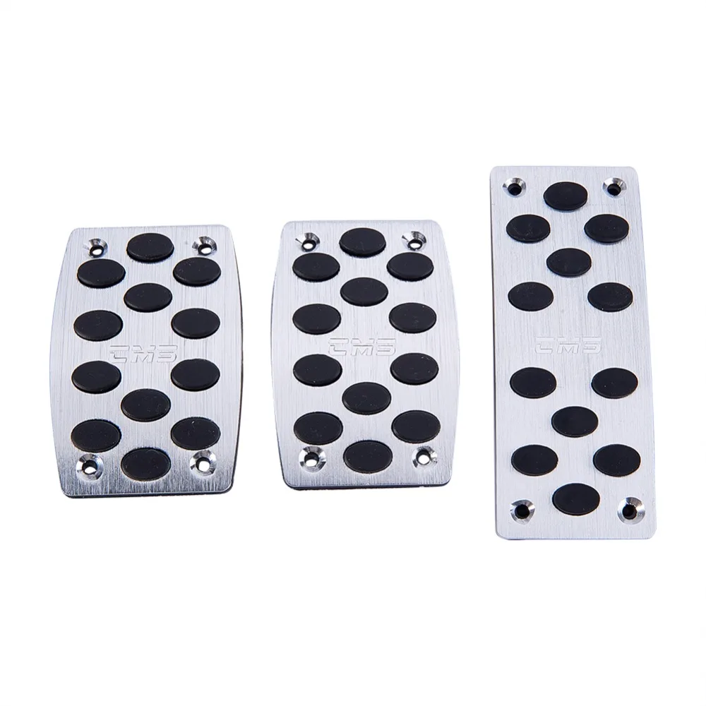 Универсальные автомобильные накладки на педали покрытие из алюминиевого сплава