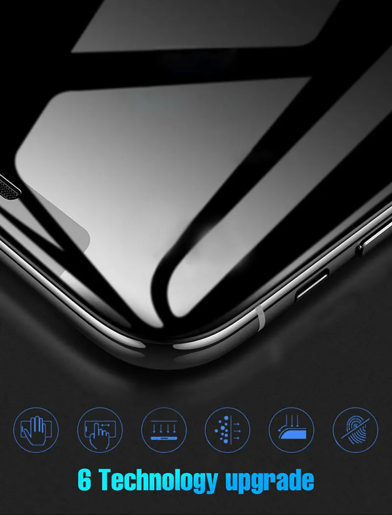 Топ 9D полное покрытие 9H закаленное стекло Защита для экрана iphone X 8 10 7 5 5s 5c SE 6 6s plus
