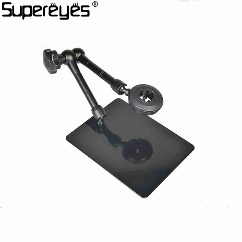 SupereyesZ004 Металлическая подставка для цифрового ручного микроскопа: универсальная регулируемая поворотная подставка для увеличительной поддержки.