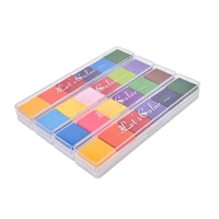 non toxic ink pad inkpad diy craft card stamp fingerprint accessories for children kids rubber stamps paper wood 1 pack