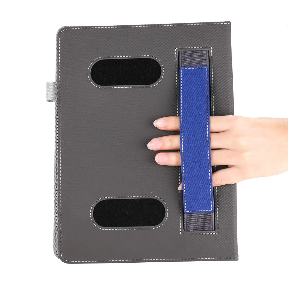 

Denim Flip Stand Holder Shockproof Case Cover With Hand Rest For iPad 2017 2018 New Pro 9.7 Air 1 2 Mini 1234